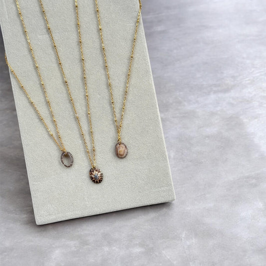 Limpet Gold Dainty Satellite Chain
