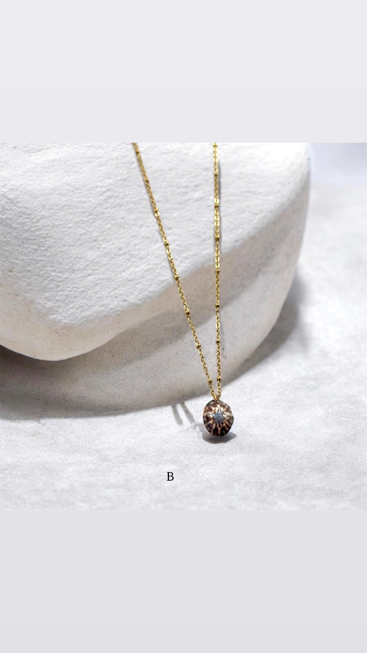 Limpet Gold Dainty Satellite Chain