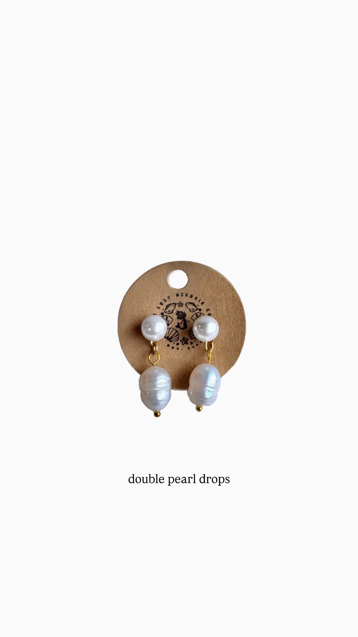 Pearl Drop Dangle Earrings